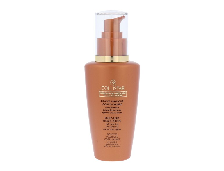 Autobronzant  Collistar Tan Without Sunshine Body Legs Magic Drops Self Tanning 125 ml boîte endomma