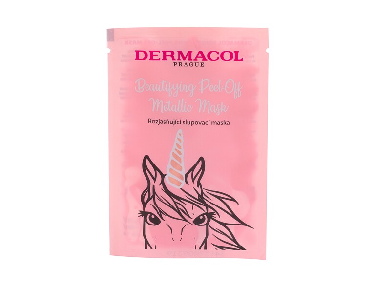 Gesichtsmaske Dermacol Beautifying Peel-off Metallic Mask  Brightening 15 ml