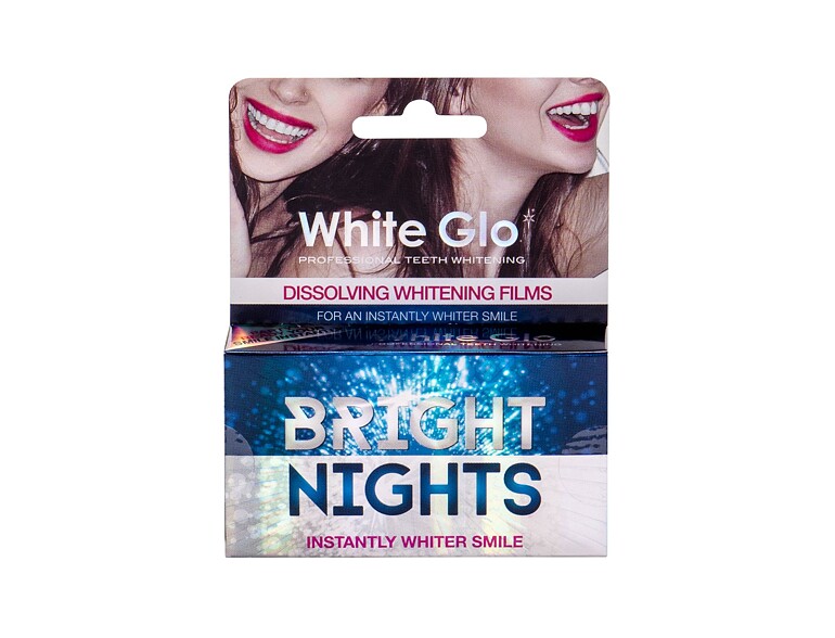 Sbiancamento denti White Glo Bright Nights Whitening Films 6 St.