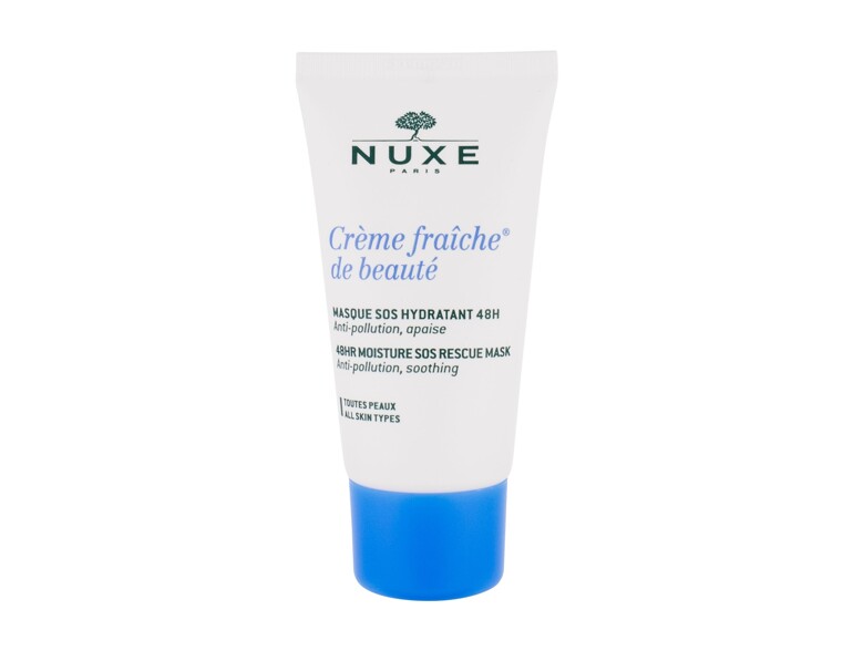 Gesichtsmaske NUXE Creme Fraiche de Beauté 48HR Moisture SOS Rescue Mask 50 ml Beschädigte Schachtel