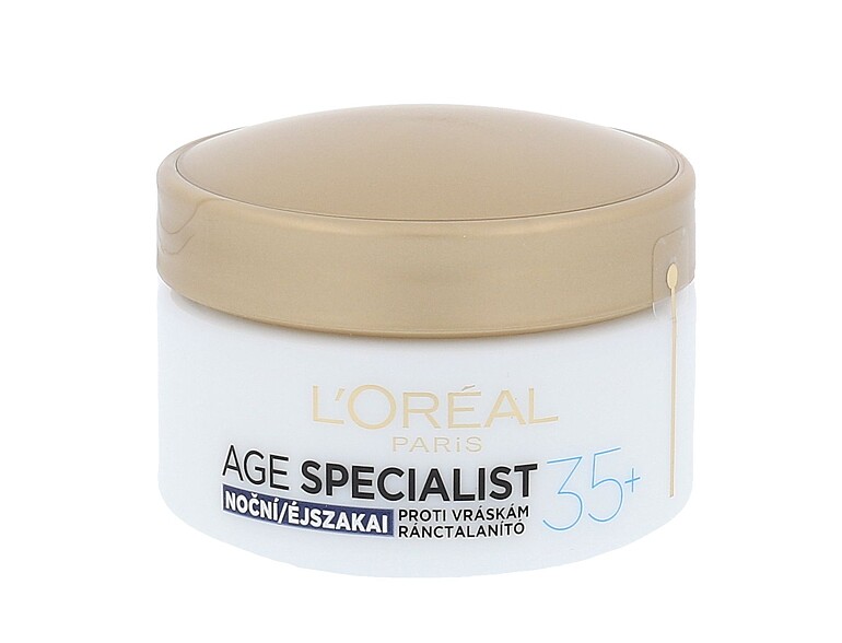 Nachtcreme L'Oréal Paris Age Specialist 35+ 50 ml Beschädigte Schachtel