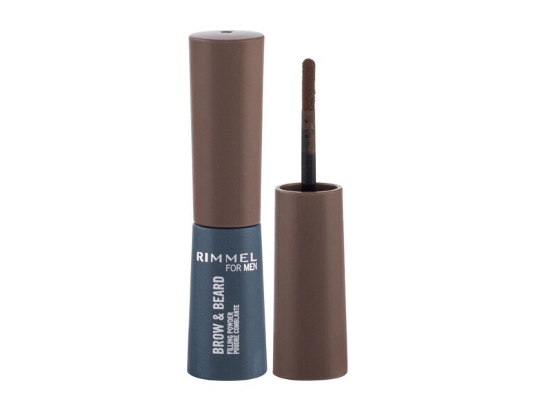 Augenbrauenpuder Rimmel London For Men Brow & Beard 0,7 g 002 Medium Brown