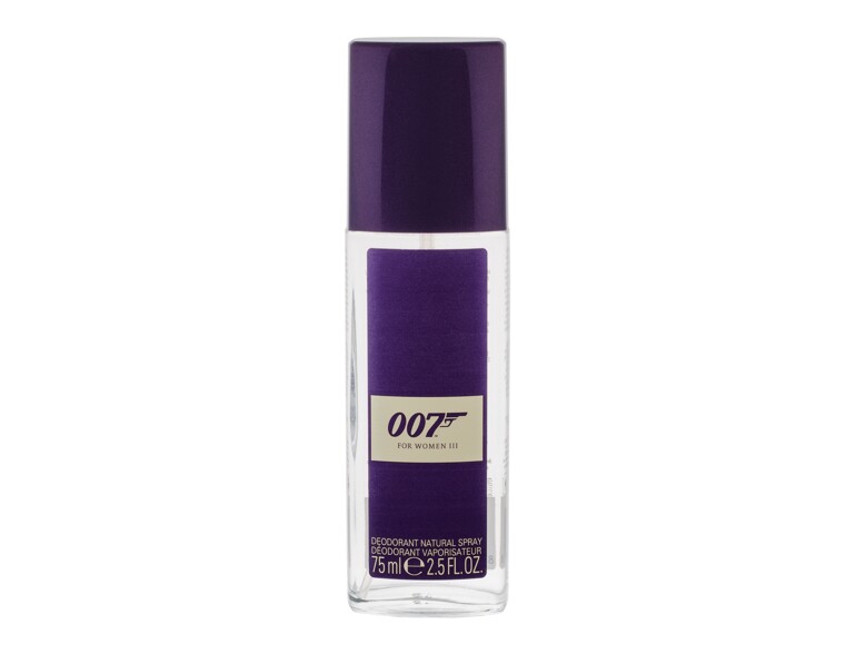 Déodorant James Bond 007 James Bond 007 For Women III 75 ml flacon endommagé