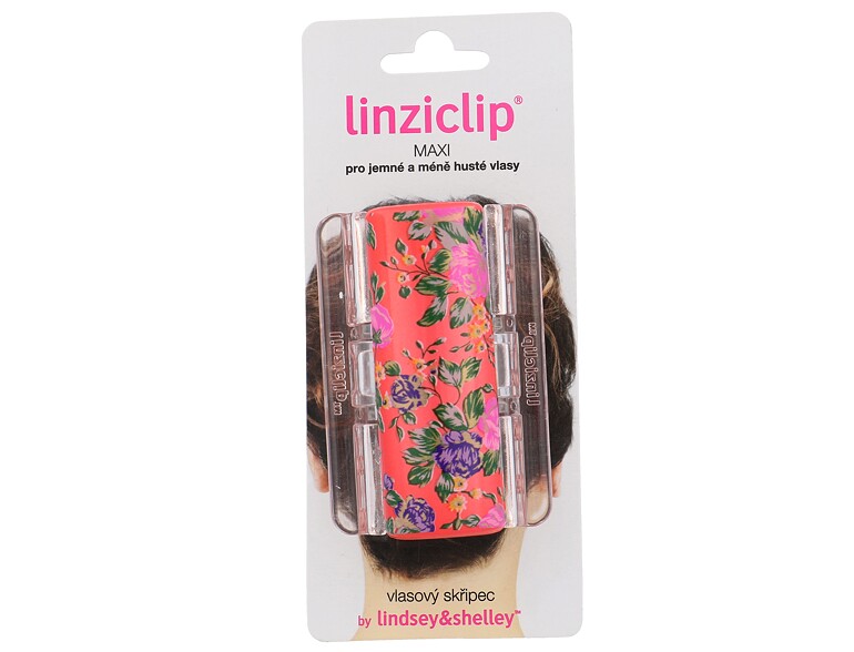 Pince à cheveux Linziclip Maxi 1 St. Jazzy Red Bloom