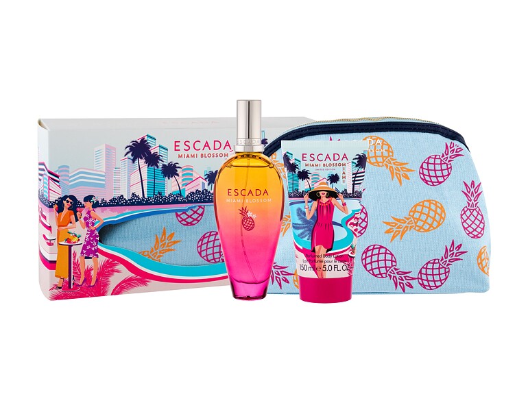 Eau de Toilette ESCADA Miami Blossom 100 ml Beschädigte Schachtel Sets