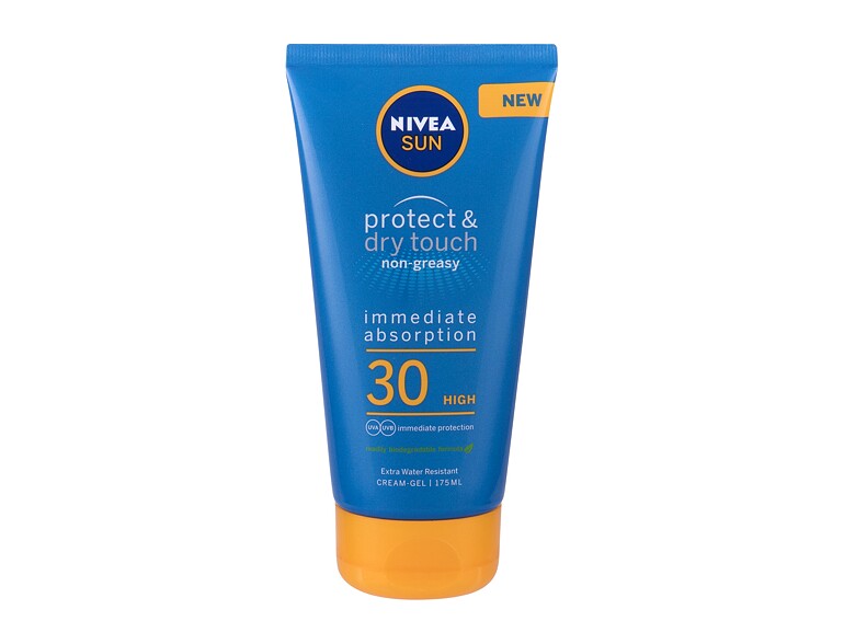 Protezione solare corpo Nivea Sun Protect & Dry Touch Non-Greasy Cream-Gel SPF30 175 ml