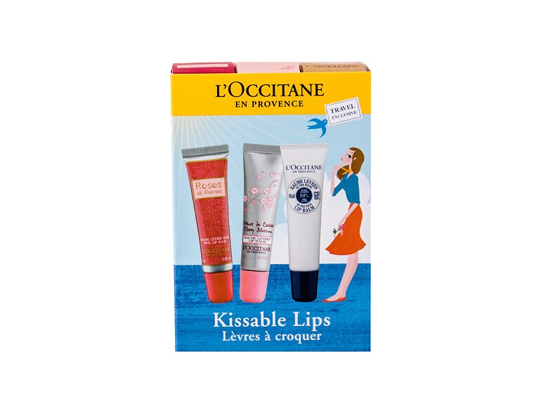 Lippenbalsam L'Occitane Roses Et Reines 12 ml Sets
