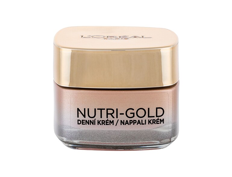 Crème de jour L'Oréal Paris Nutri-Gold 50 ml boîte endommagée