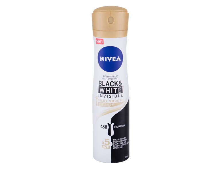 Antitraspirante Nivea Black & White Invisible Silky Smooth 48h 150 ml