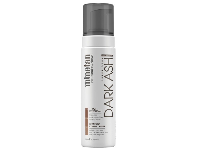 Selbstbräuner MineTan Dark Ash Self Tan Foam Super Dark 200 ml