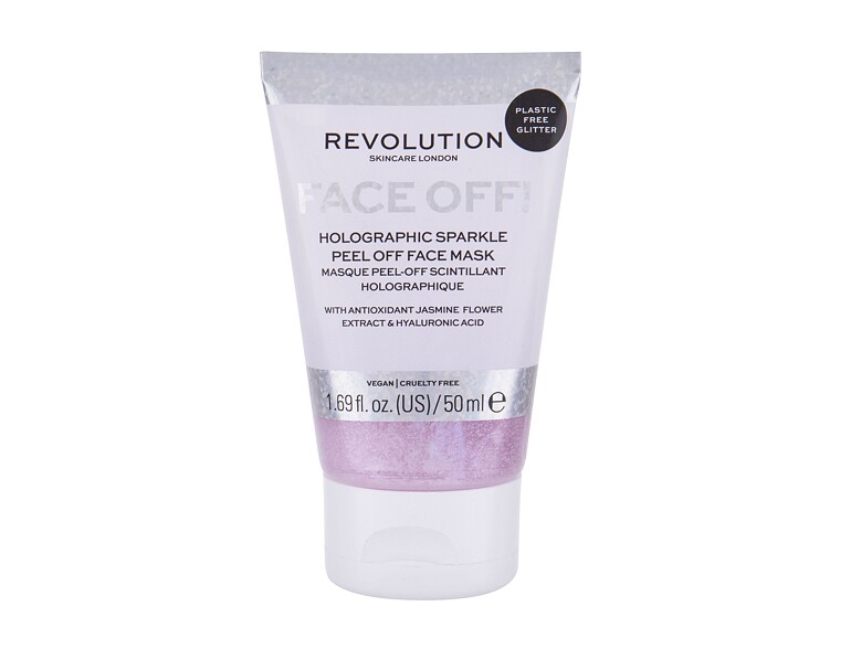 Maschera per il viso Revolution Skincare Face Off! Holographic Sparkle 50 ml