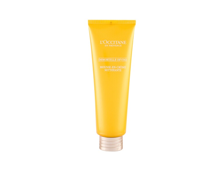 Reinigungscreme L'Occitane Immortelle Divine Foaming Cleansing Cream 125 ml Beschädigte Schachtel