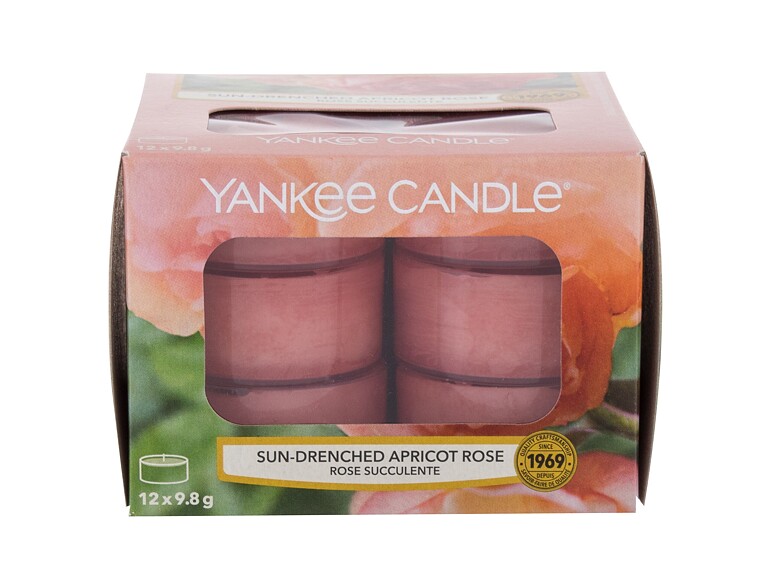 Candela profumata Yankee Candle Sun-Drenched Apricot Rose 117,6 g