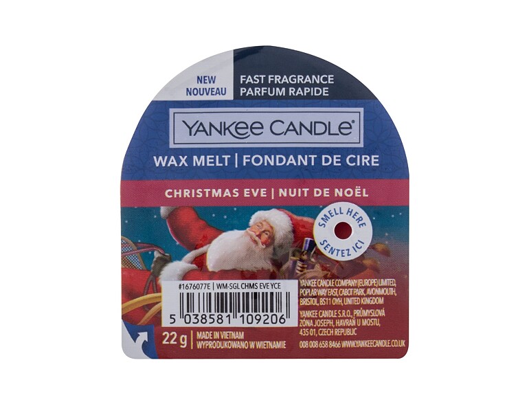 Cera profumata Yankee Candle Christmas Eve 22 g