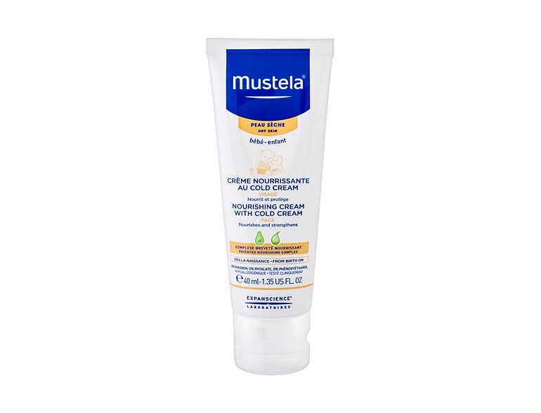 Tagescreme Mustela Bébé Nourishing Cream With Cold Cream 40 ml Beschädigte Schachtel