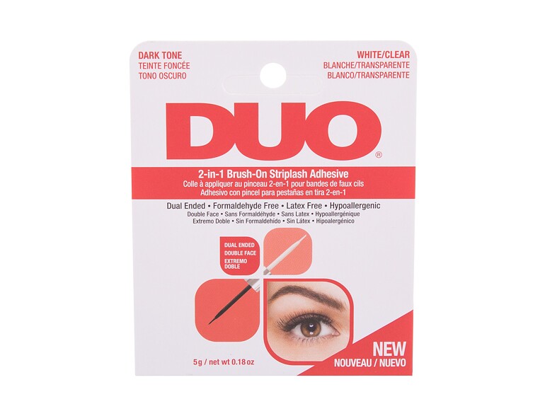 Faux cils Ardell Duo 2-in-1 Brush-On Striplash Adhesive 5 g