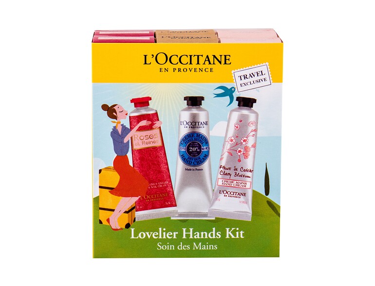 Handcreme  L'Occitane Roses Et Reines 30 ml Beschädigte Schachtel Sets