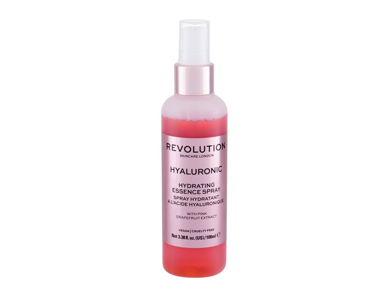 Gesichtswasser und Spray Revolution Skincare Hyaluronic Hydrating Essence Spray 100 ml Beschädigtes Flakon