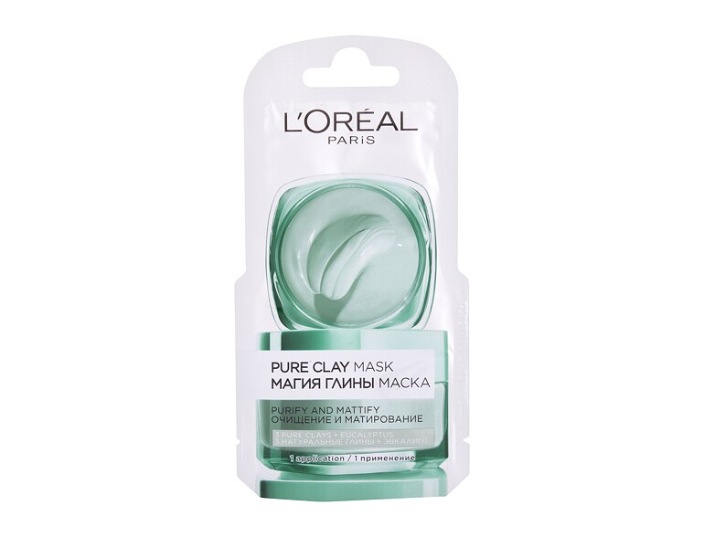 Gesichtsmaske L'Oréal Paris Pure Clay Purity Mask 6 ml