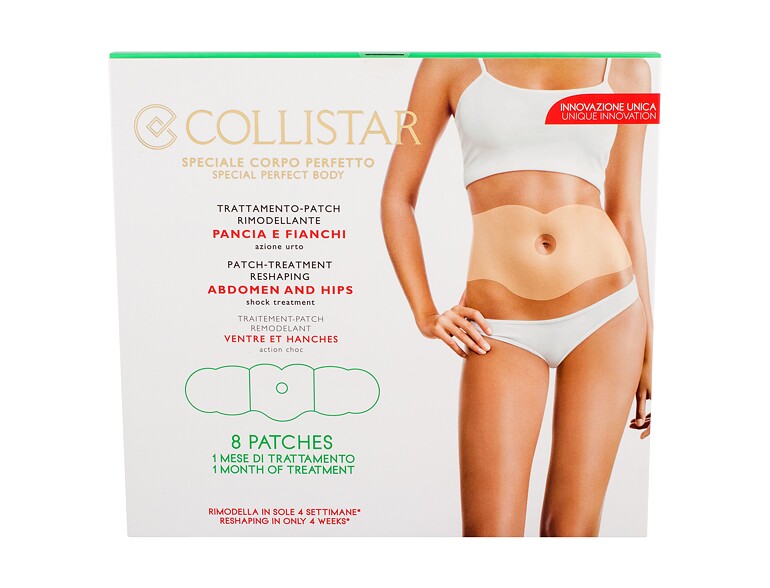 Zur Verschlankung und Straffung Collistar Special Perfect Body Patch-Treatment Reshaping Abdomen And Hips 8 St. Beschädigte Schachtel