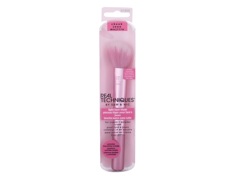 Pennelli make-up Real Techniques Brushes Light Layer Blush 1 St. confezione danneggiata