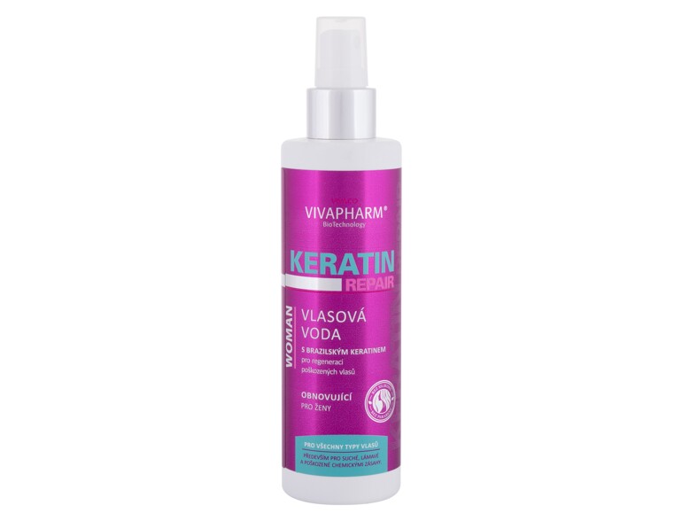 Spray curativo per i capelli Vivaco VivaPharm Keratin Repair 200 ml