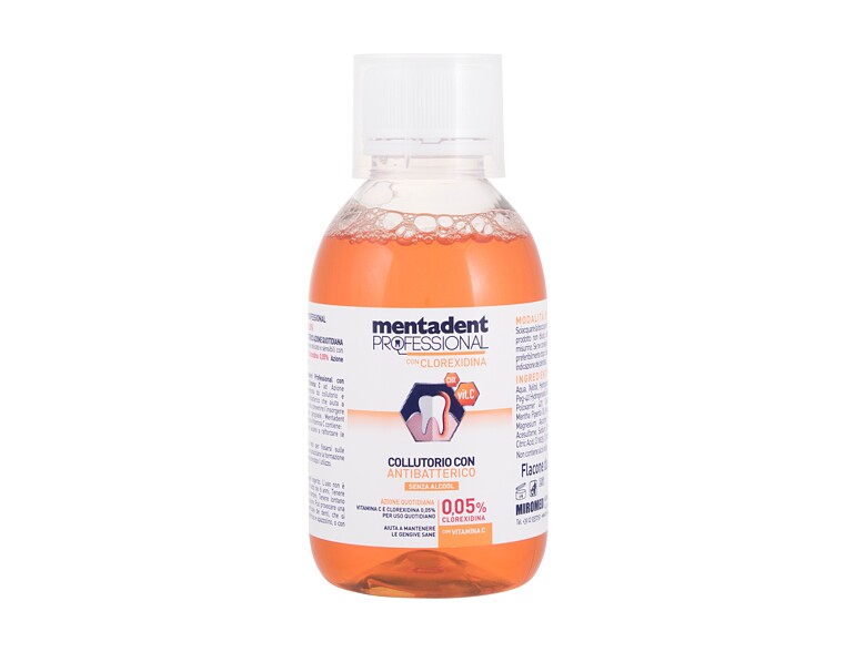 Mundwasser Mentadent Professional Clorexidina 0,05% Vitamin C 200 ml
