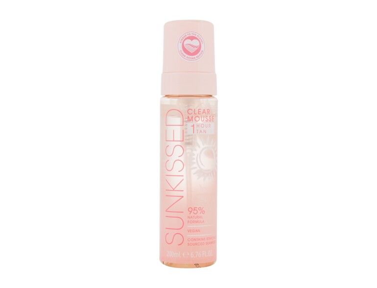 Selbstbräuner Sunkissed Clear Mousse 1 Hour Tan 200 ml