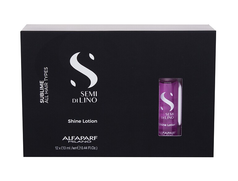 Für Haarglanz ALFAPARF MILANO Semi Di Lino Sublime Shine Lotion 12x13 ml
