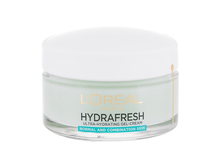 Crema giorno per il viso L'Oréal Paris HydraFresh Ultra-Hydrating Gel-Cream 50 ml scatola danneggiat