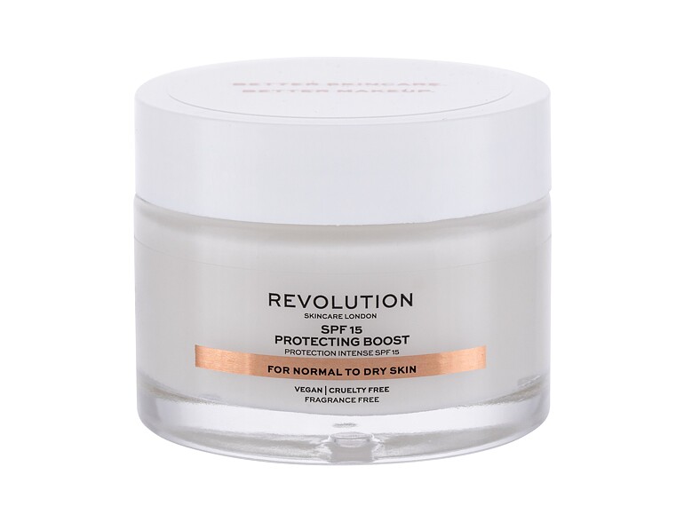 Tagescreme Revolution Skincare Moisture Cream Normal to Dry Skin SPF15 50 ml Beschädigte Schachtel
