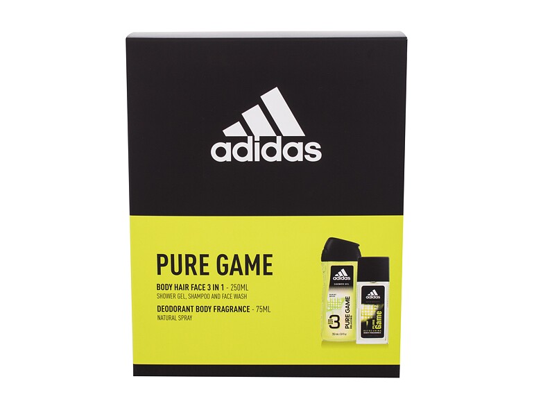 Deodorante Adidas Pure Game 75 ml scatola danneggiata Sets