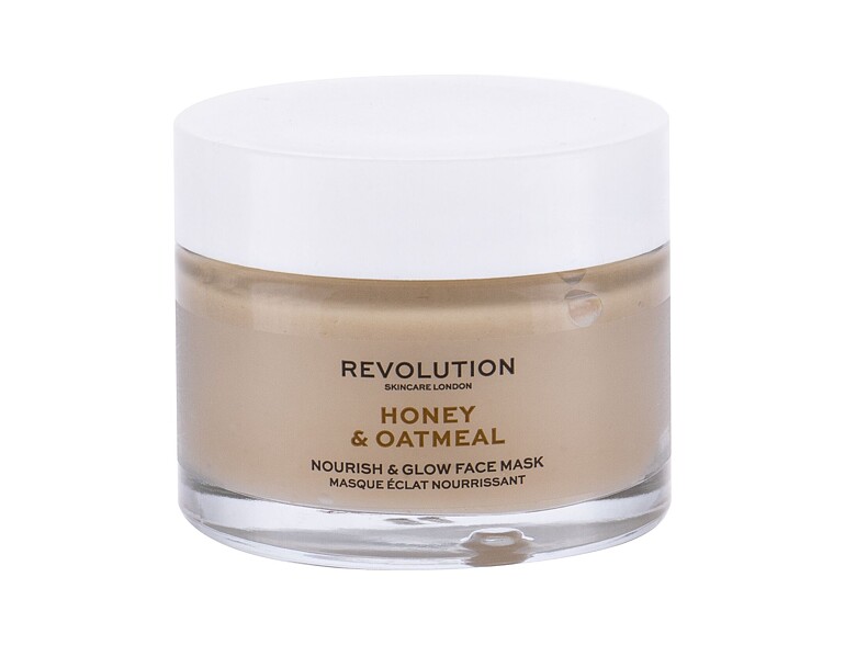 Maschera per il viso Revolution Skincare Honey & Oatmeal 50 ml scatola danneggiata
