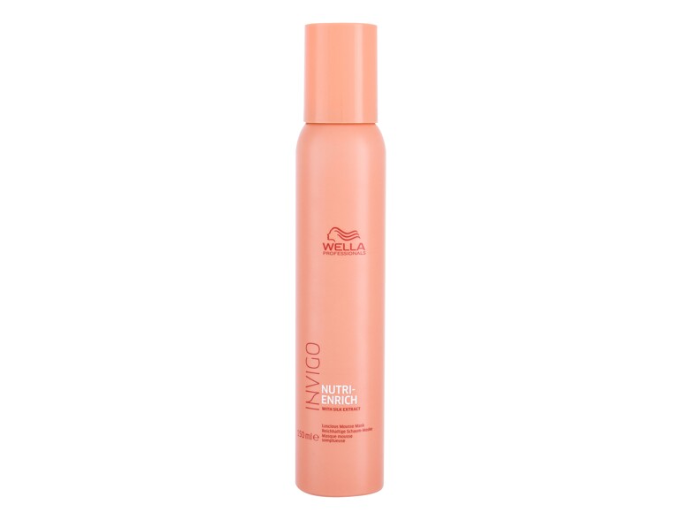 Masque cheveux Wella Professionals Invigo Nutri-Enrich Luscious Mousse 150 ml flacon endommagé