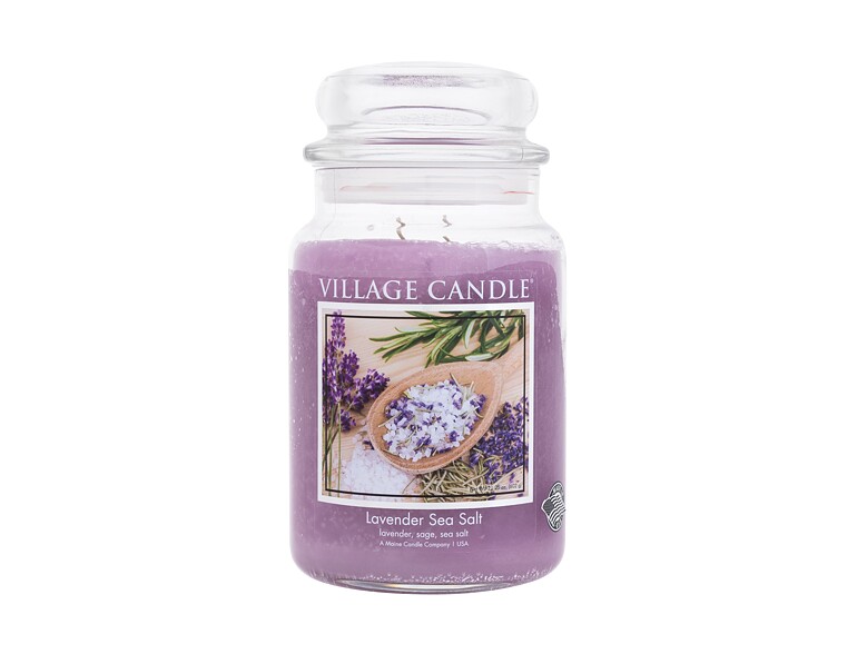 Candela profumata Village Candle Lavender Sea Salt 602 g
