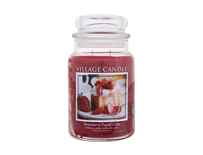 Duftkerze Village Candle Strawberry Pound Cake 602 g