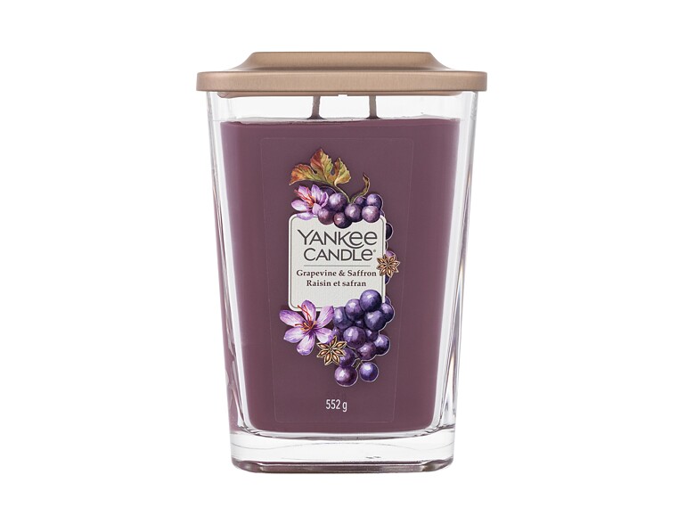 Bougie parfumée Yankee Candle Elevation Collection Grapevine & Saffron 552 g