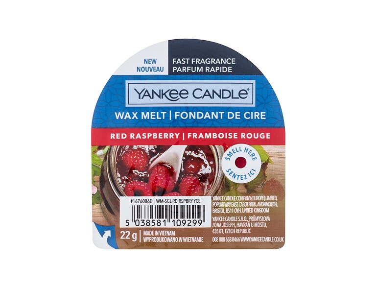Cera profumata Yankee Candle Red Raspberry 22 g