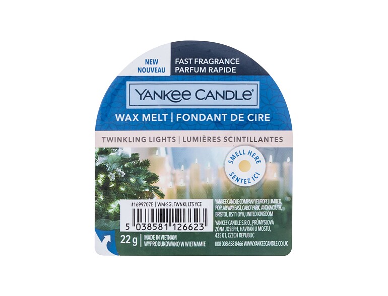 Fondant de cire Yankee Candle Twinkling Lights 22 g