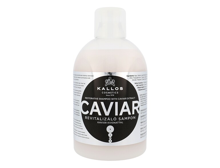 Shampoo Kallos Cosmetics Caviar Restorative 1000 ml Beschädigtes Flakon