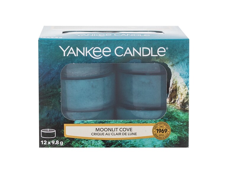 Bougie parfumée Yankee Candle Moonlit Cove 117,6 g boîte endommagée
