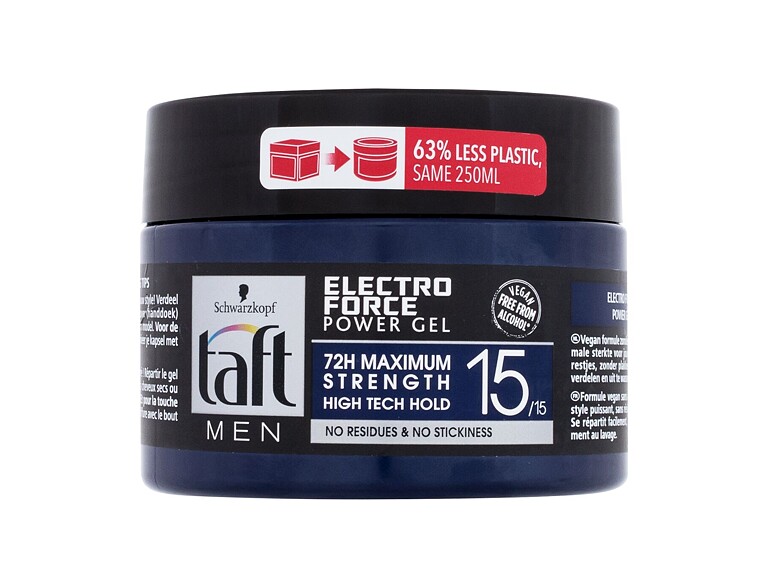 Haargel Schwarzkopf Taft Electro Force Power Gel 250 ml