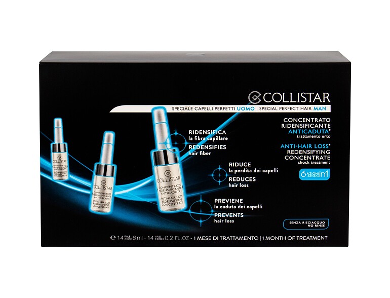 Haarserum Collistar Special Perfect Hair Man Anti-Hair Loss Redensifying Concentrate 84 ml Beschädigte Schachtel Sets