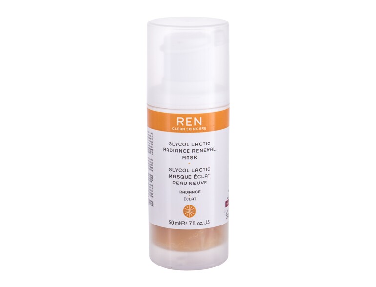 Gesichtsmaske REN Clean Skincare Radiance Glycol Lactic Radiance Renewal AHA 50 ml Beschädigte Schachtel