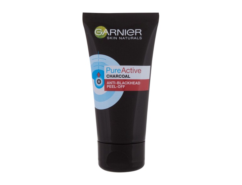 Gesichtsmaske Garnier Pure Active Charcoal Anti-Blackhead Peel-Off 50 ml Beschädigte Schachtel