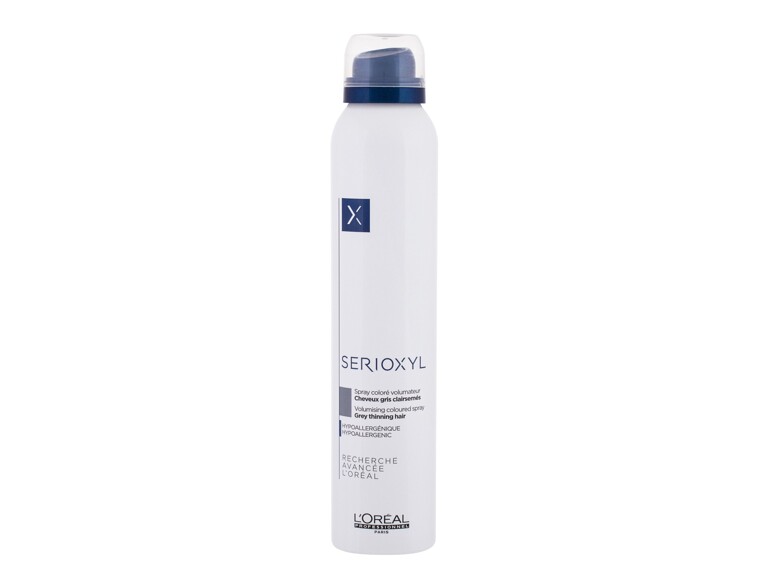 Für Haarvolumen  L'Oréal Professionnel Serioxyl Volumising Coloured Spray 200 ml Grey Beschädigtes Flakon