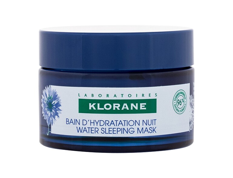 Masque visage Klorane Cornflower Water Sleeping Mask 50 ml