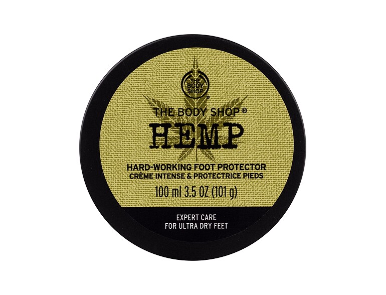 Crème pieds The Body Shop Hemp Hard-Working Foot Protector 100 ml