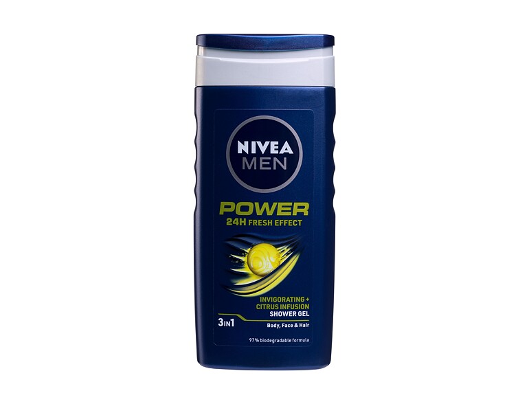 Duschgel Nivea Men Power Fresh 250 ml Beschädigtes Flakon
