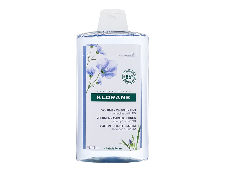 Shampooing Klorane Organic Flax Volume 400 ml